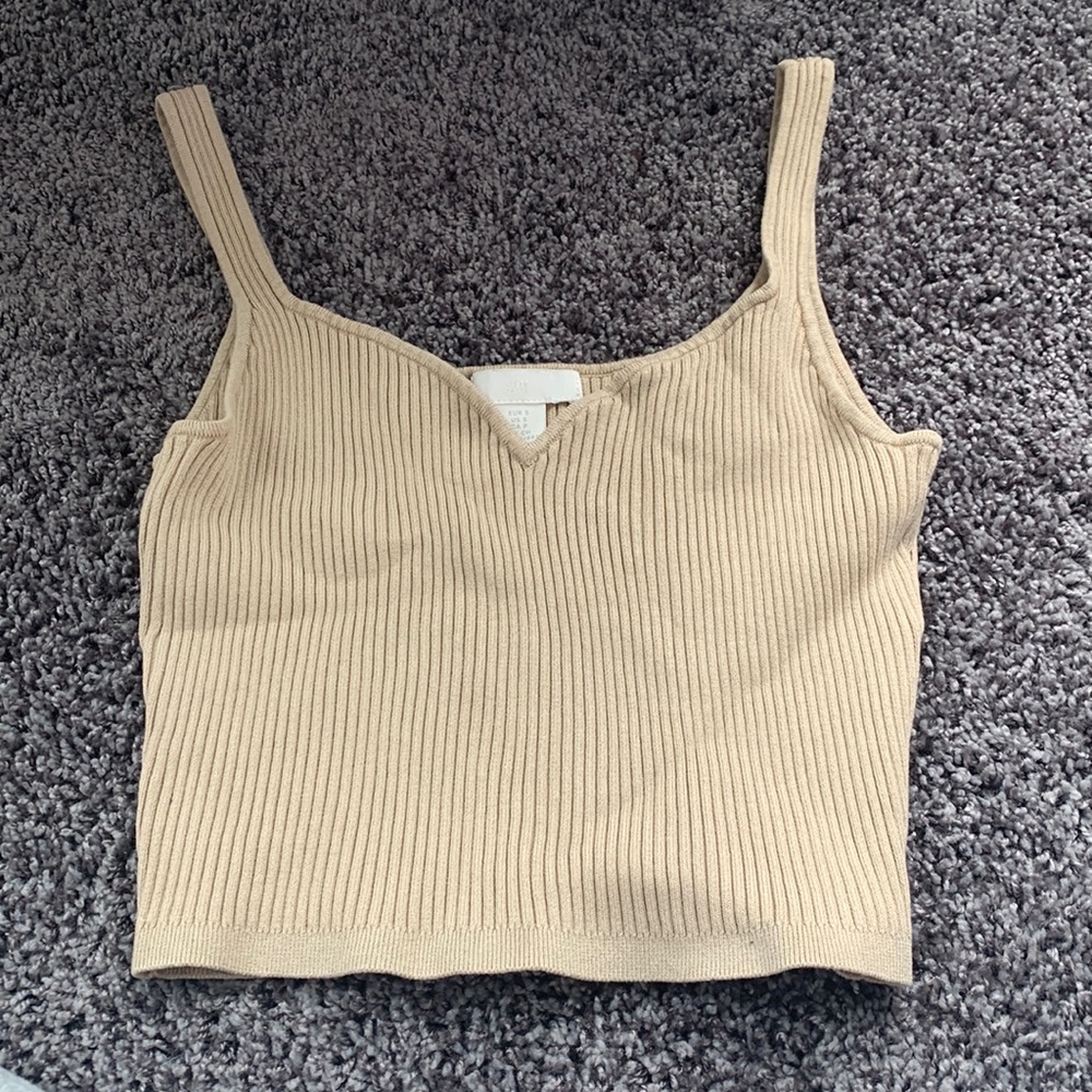 H&M SPAGHETTI STRAP CROPTOP
